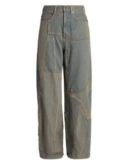 Acne Studios Pedrika Cotton Patchwork Jeans