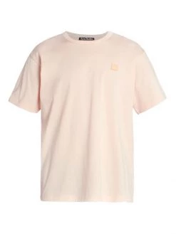 Acne Studios Nash Face Crewneck Cotton Tee For Men Optic White -Acne Studios And ML Monique Lhuillier Sales unnamed file 34
