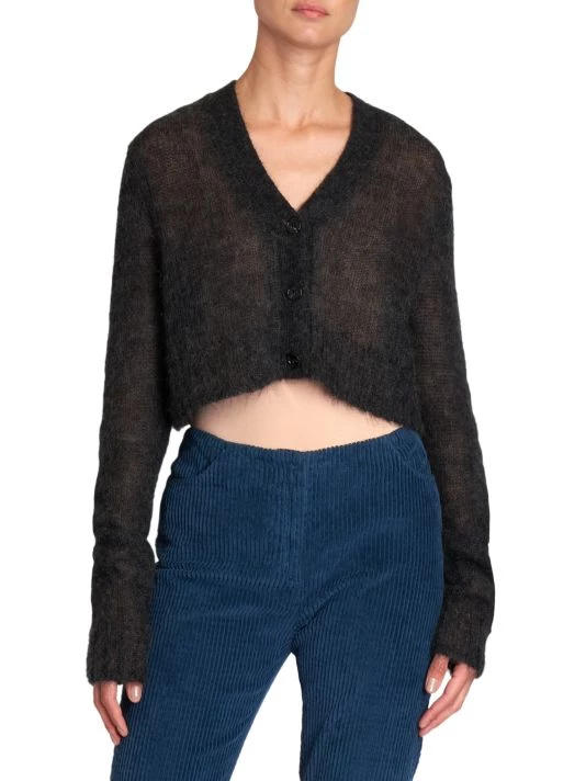 Acne Studios Double Mohair Cropped Cardigan 5 Acne Studios Double Mohair Cropped Cardigan - Image 3