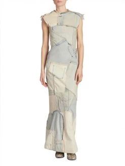 Acne Studios Diska Denim Patchwork Gown 10 Acne Studios Diska Denim Patchwork Gown -Acne Studios And ML Monique Lhuillier Sales unnamed file 387