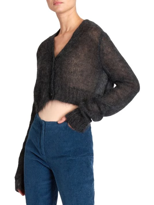 Acne Studios Double Mohair Cropped Cardigan 6 Acne Studios Double Mohair Cropped Cardigan - Image 4