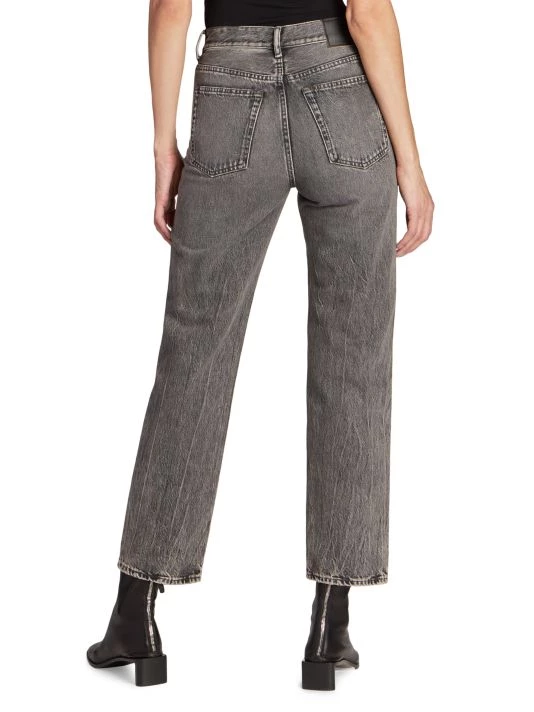 Acne Studios Mece Cotton High-Rise Jeans 7 Acne Studios Mece Cotton High-Rise Jeans - Image 5