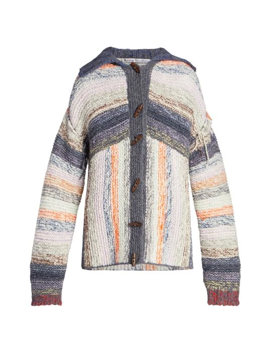 Acne Studios Karya Mouliné Striped Wool-Blend Sweater 3 Acne Studios Karya Mouliné Striped Wool-Blend Sweater