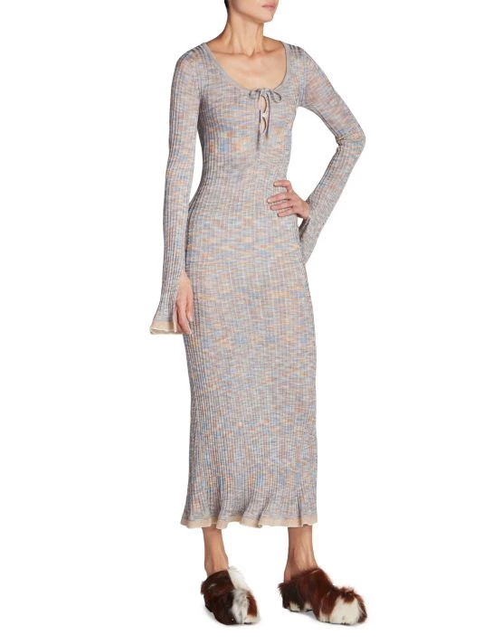 Acne Studios Kadley Rib-Knit Midi-Dress 4 Acne Studios Kadley Rib-Knit Midi-Dress - Image 2