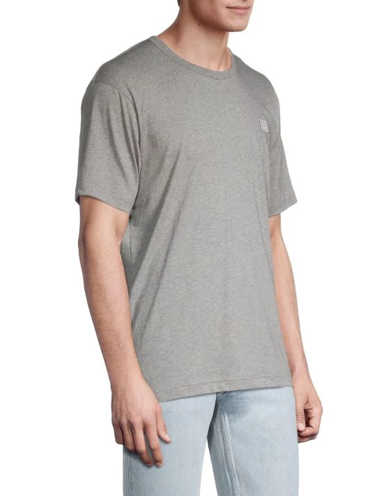 Acne Studios Nash Face Crewneck Cotton Tee For Men 6 Acne Studios Nash Face Crewneck Cotton Tee For Men - Image 4