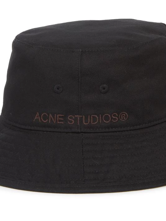 Acne Studios Brimmo Twill Bucket Hat Black 5 Acne Studios Brimmo Twill Bucket Hat Black - Image 3