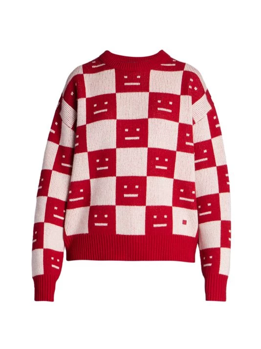 Acne Studios Katlas Checkerboard Sweater 3 Acne Studios Katlas Checkerboard Sweater