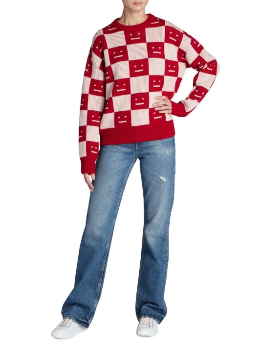 Acne Studios Katlas Checkerboard Sweater 4 Acne Studios Katlas Checkerboard Sweater - Image 2