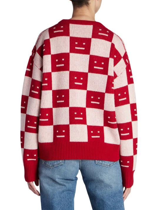 Acne Studios Katlas Checkerboard Sweater 7 Acne Studios Katlas Checkerboard Sweater - Image 5