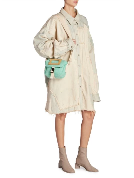 Acne Studios Slussen Cotton Patchwork Denim Shirtdress 4 Acne Studios Slussen Cotton Patchwork Denim Shirtdress - Image 2