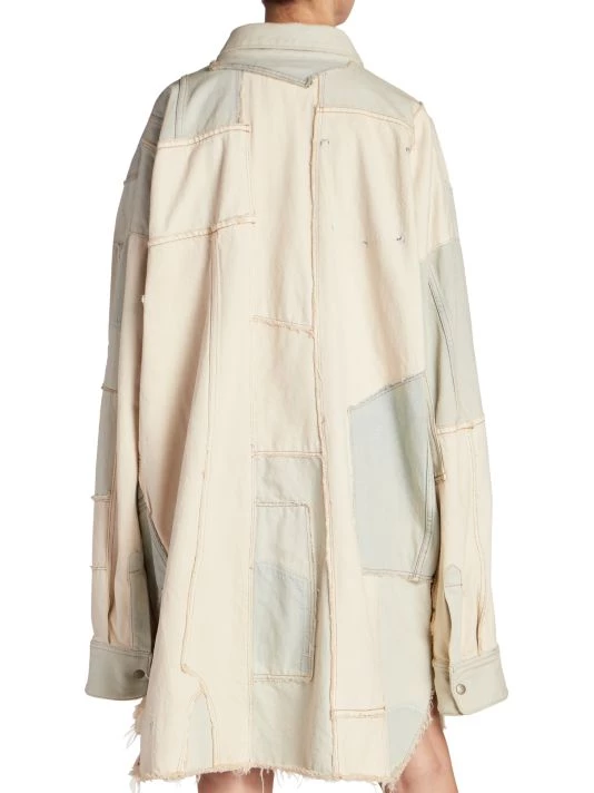 Acne Studios Slussen Cotton Patchwork Denim Shirtdress 7 Acne Studios Slussen Cotton Patchwork Denim Shirtdress - Image 5