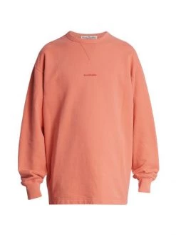 Acne Studios Oversized Logo Sweatshirt For Men Salmon Pink -Acne Studios And ML Monique Lhuillier Sales unnamed file 50
