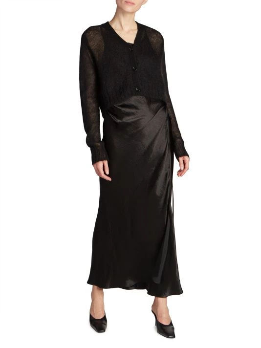 Acne Studios Dayla Satin Midi-Dress 4 Acne Studios Dayla Satin Midi-Dress - Image 2