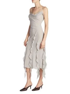 Acne Studios Dafina Chiffon Midi-Dress 12 Acne Studios Dafina Chiffon Midi-Dress -Acne Studios And ML Monique Lhuillier Sales unnamed file 537