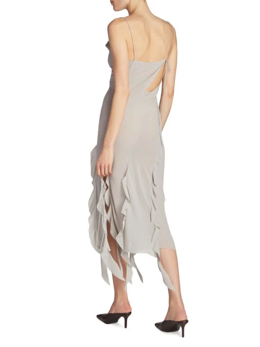 Acne Studios Dafina Chiffon Midi-Dress 7 Acne Studios Dafina Chiffon Midi-Dress - Image 5