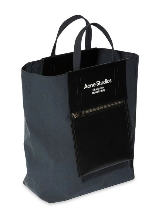 Acne Studios Papery Nylon & Leather Tote 3 Acne Studios Papery Nylon & Leather Tote