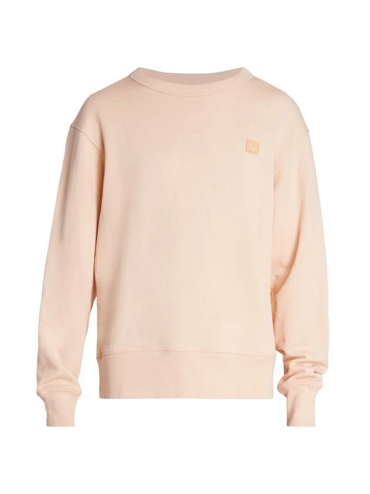 Acne Studios Fairview Crewneck Sweatshirt For Men Powder Pink 7 Acne Studios Fairview Crewneck Sweatshirt For Men Powder Pink - Image 5