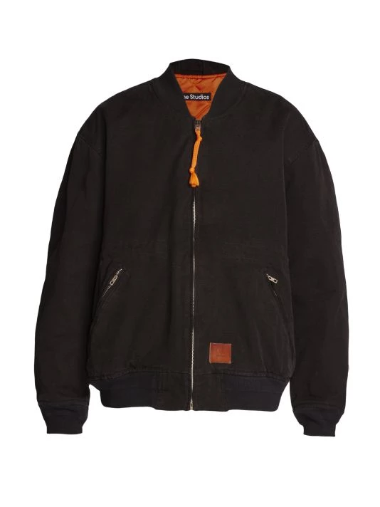 Acne Studios Canvas Bomber Jacket For Men 3 Acne Studios Canvas Bomber Jacket For Men