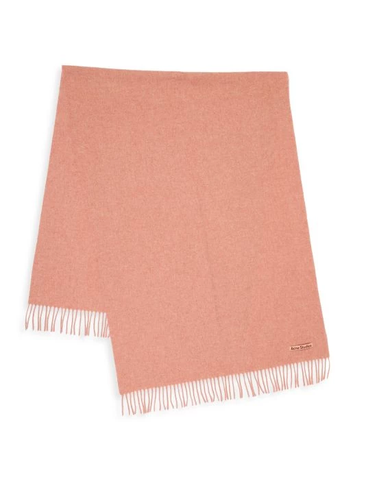 Acne Studios Canada Wool Scarf Rose 8 Acne Studios Canada Wool Scarf Rose - Image 6