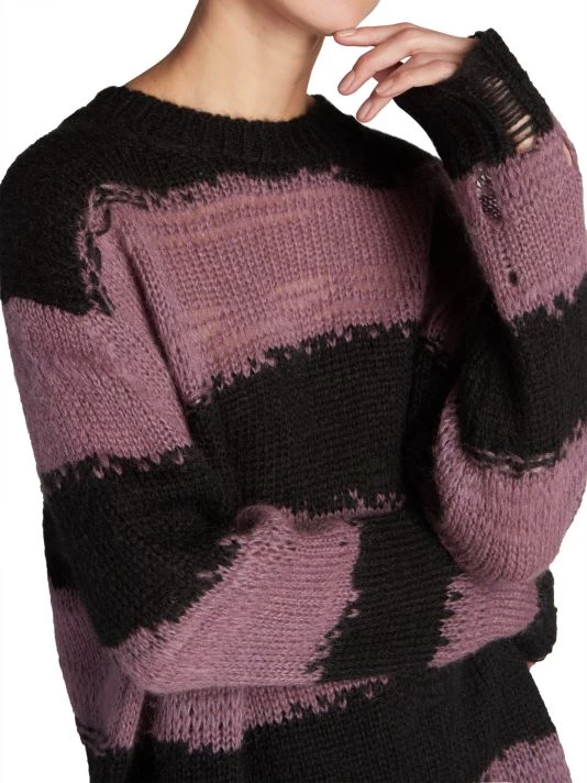 Acne Studios Kalia Block-Striped Knit Sweater 8 Acne Studios Kalia Block-Striped Knit Sweater - Image 6