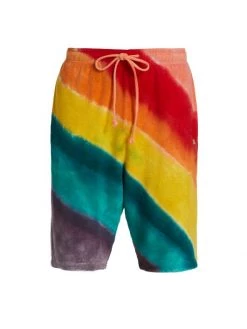 Acne Studios Rainbow Terrycloth Shorts<br> For Men