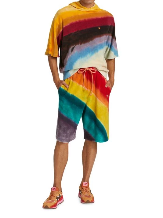 Acne Studios Rainbow Terrycloth Shorts<br> For Men 4 Acne Studios Rainbow Terrycloth Shorts<br> For Men - Image 2