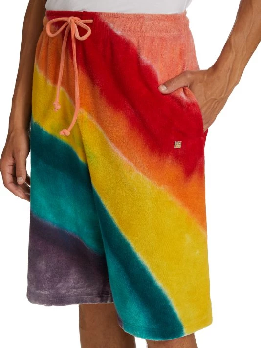 Acne Studios Rainbow Terrycloth Shorts<br> For Men 8 Acne Studios Rainbow Terrycloth Shorts<br> For Men - Image 6