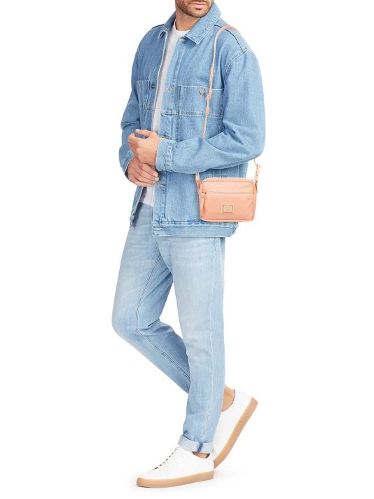 Acne Studios Akila Plaque Face Crossbody Bag Peach Orange 4 Acne Studios Akila Plaque Face Crossbody Bag Peach Orange - Image 2