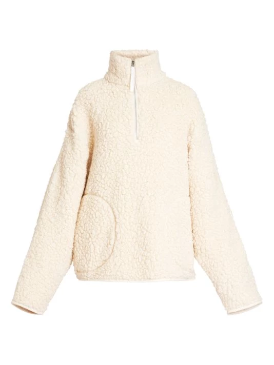 Acne Studios Fedda Faux Shearling Teddy Pullover 3 Acne Studios Fedda Faux Shearling Teddy Pullover
