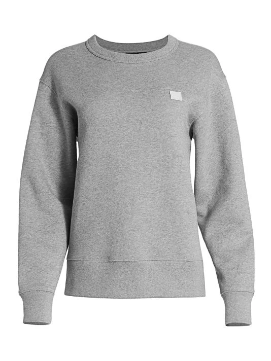 Acne Studios Face Sweatshirt Light Grey 10 Acne Studios Face Sweatshirt Light Grey - Image 8