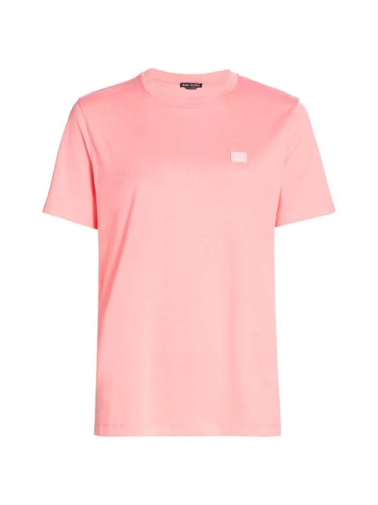 Acne Studios Cotton T-Shirt Blush Pink 9 Acne Studios Cotton T-Shirt Blush Pink - Image 8