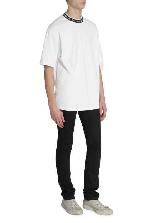Acne Studios Extorr Ribbed Logo T-Shirt For Men 4 Acne Studios Extorr Ribbed Logo T-Shirt For Men - Image 2