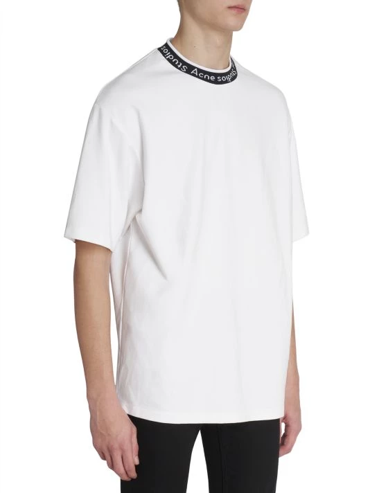 Acne Studios Extorr Ribbed Logo T-Shirt For Men 6 Acne Studios Extorr Ribbed Logo T-Shirt For Men - Image 4
