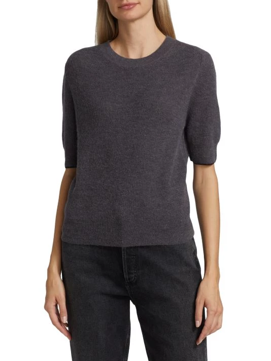 Acne Studios Keslie Short-Sleeve Sweater 4 Acne Studios Keslie Short-Sleeve Sweater - Image 2