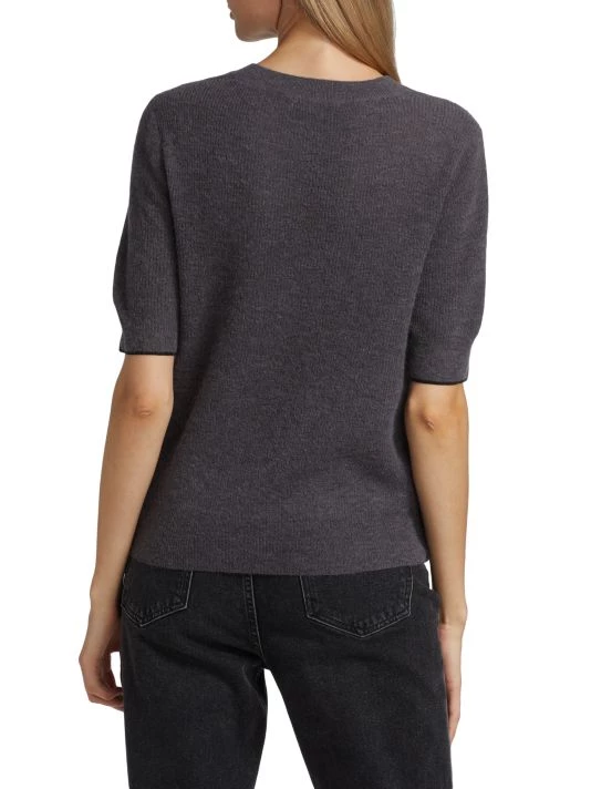 Acne Studios Keslie Short-Sleeve Sweater 6 Acne Studios Keslie Short-Sleeve Sweater - Image 4