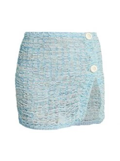 Acne Studios Kelroy Openwork Knit MIni-Skirt