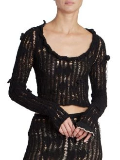 Acne Studios Kseni Ladder Diamond-Stitch Crop Top 10 Acne Studios Kseni Ladder Diamond-Stitch Crop Top -Acne Studios And ML Monique Lhuillier Sales unnamed file 767