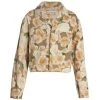 Acne Studios Opah Rose Print Denim Jacket For Men