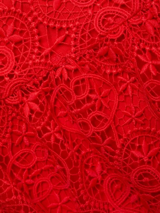 ML Monique Lhuillier Lace Cut-Out Midi-Dress 9 ML Monique Lhuillier Lace Cut-Out Midi-Dress - Image 7