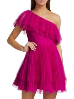 ML Monique Lhuillier One-Shoulder Tulle Cocktail Dress -Acne Studios And ML Monique Lhuillier Sales unnamed file 843