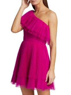 ML Monique Lhuillier One-Shoulder Tulle Cocktail Dress -Acne Studios And ML Monique Lhuillier Sales unnamed file 844