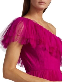 ML Monique Lhuillier One-Shoulder Tulle Cocktail Dress -Acne Studios And ML Monique Lhuillier Sales unnamed file 846