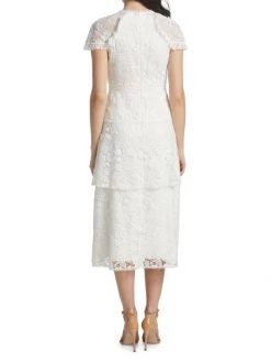 ML Monique Lhuillier Lace Cap-Sleeve Midi-Dress 13 ML Monique Lhuillier Lace Cap-Sleeve Midi-Dress -Acne Studios And ML Monique Lhuillier Sales unnamed file 880