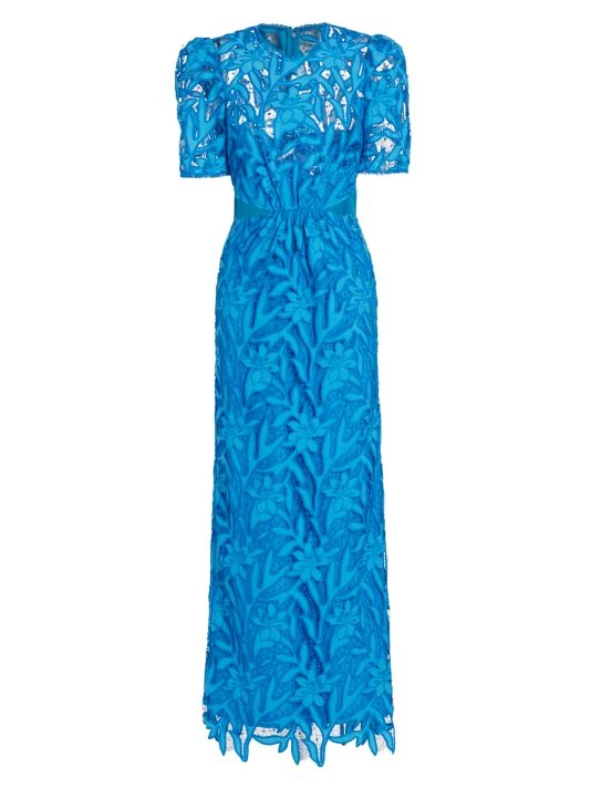 ML Monique Lhuillier Lace Maxi Dress 3 ML Monique Lhuillier Lace Maxi Dress