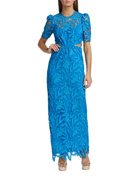 ML Monique Lhuillier Lace Maxi Dress 4 ML Monique Lhuillier Lace Maxi Dress - Image 2