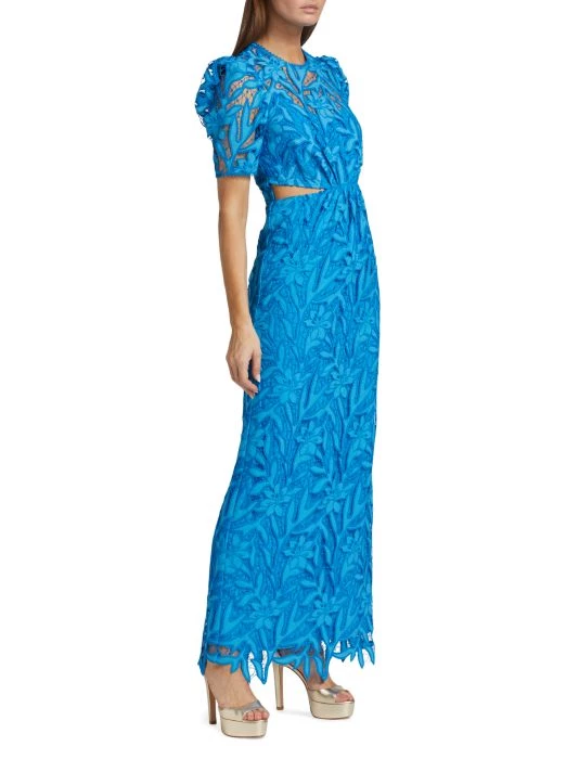 ML Monique Lhuillier Lace Maxi Dress 5 ML Monique Lhuillier Lace Maxi Dress - Image 3