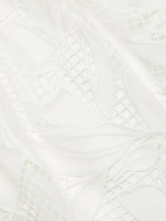 ML Monique Lhuillier Lace Puff-Sleeve Mini Dress 13 ML Monique Lhuillier Lace Puff-Sleeve Mini Dress - Image 11