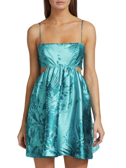 ML Monique Lhuillier Mikado Cut-Out Minidress 5 ML Monique Lhuillier Mikado Cut-Out Minidress - Image 3