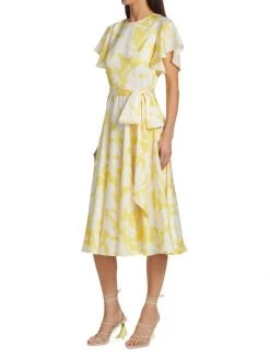 ML Monique Lhuillier Flutter-Sleeve Midi Dress 12 ML Monique Lhuillier Flutter-Sleeve Midi Dress -Acne Studios And ML Monique Lhuillier Sales unnamed file 960