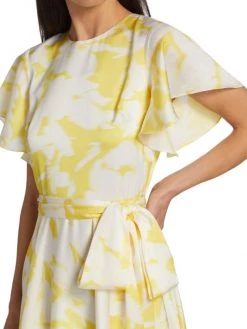 ML Monique Lhuillier Flutter-Sleeve Midi Dress 14 ML Monique Lhuillier Flutter-Sleeve Midi Dress -Acne Studios And ML Monique Lhuillier Sales unnamed file 962